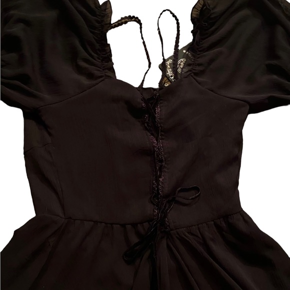 NWT Dolls kill dark in Love lace up mini dress RUNS SMALL - Picture 9 of 9